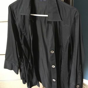 Banana Republic 3/4 button up shirt